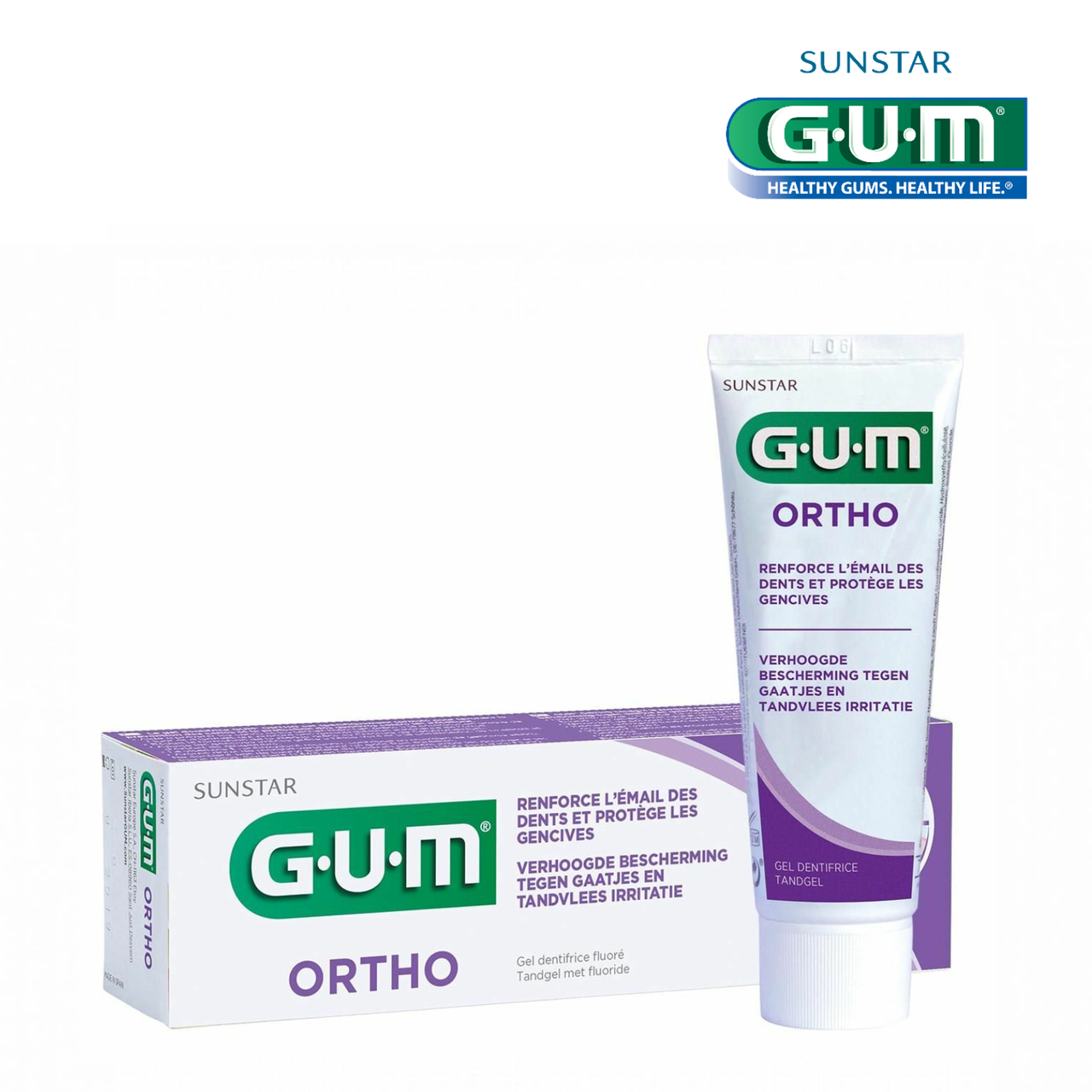 

Зубная паста-гель GUM Ortho