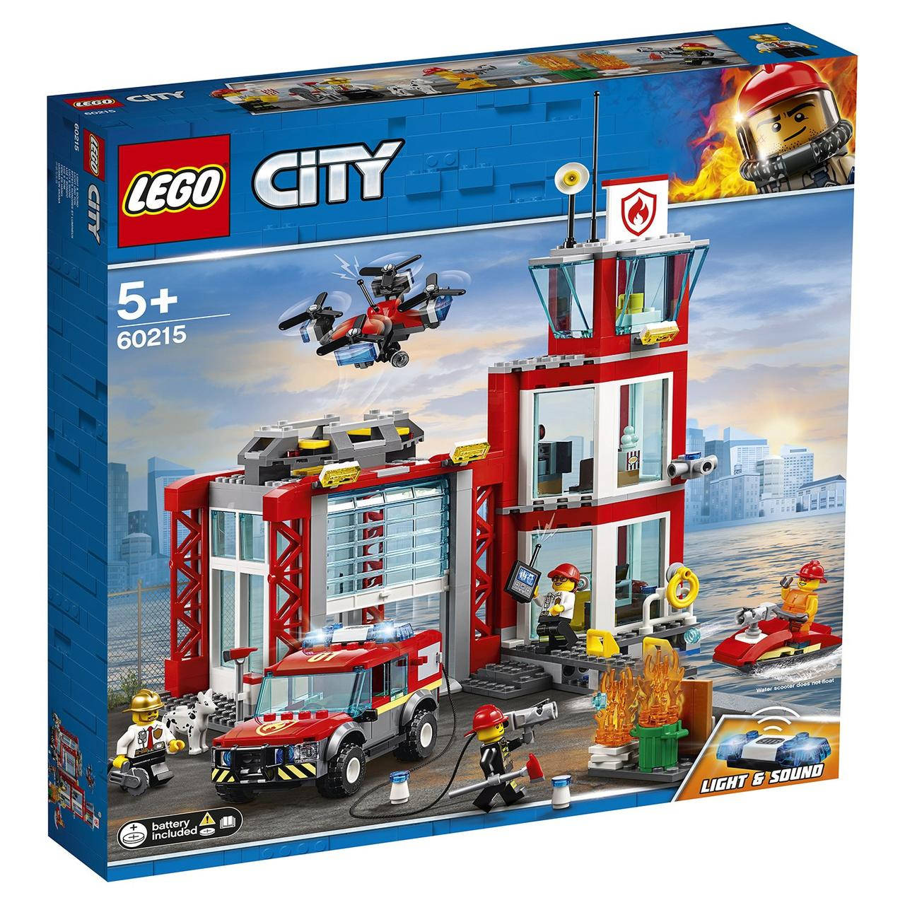 

LEGO ЛЕГО City Пожарное депо 60215 (+подарок)