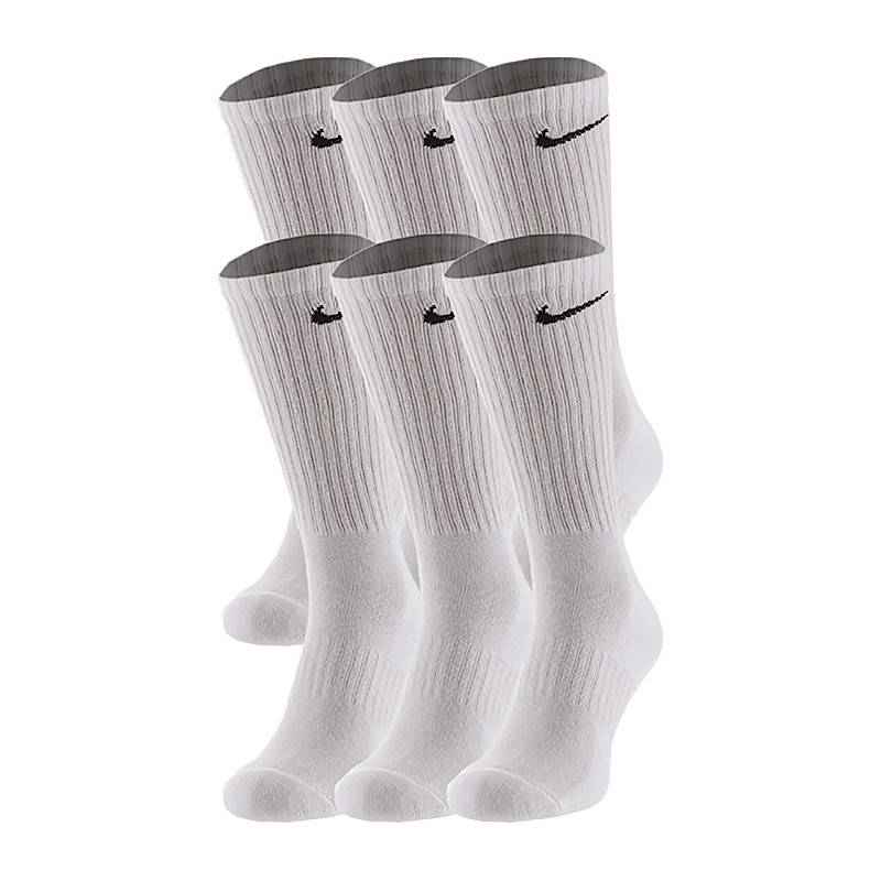 

Белые мужские носки NIKE EVERYDAY CUSHION CREW SOCKS Найк Оригинал, Белый