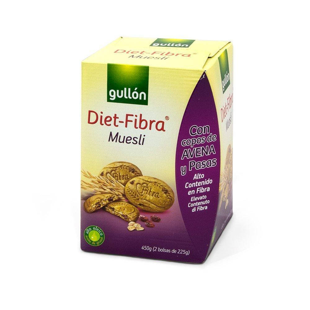 

Злаковое печенье с изюмом Gullon Muesli Diet-Fibra 450г