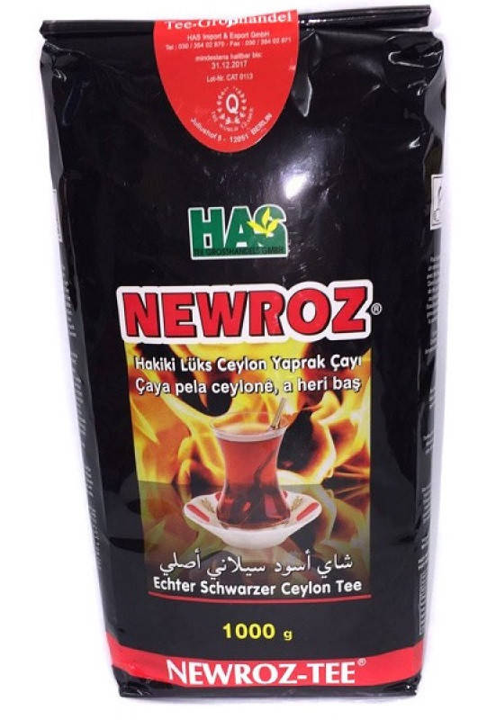 

Чай черный крупнолистовой 1000 г с бергамотом Has-Tee Newroz (рассыпной)