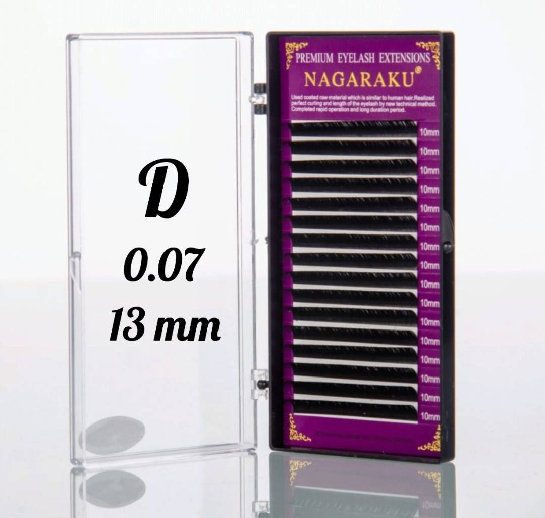 

Ресницы Nagaraku 0.07D - 13 мм