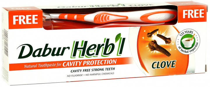 

Зубная паста Dabur Herb'l Гвоздика 150 г + щетка