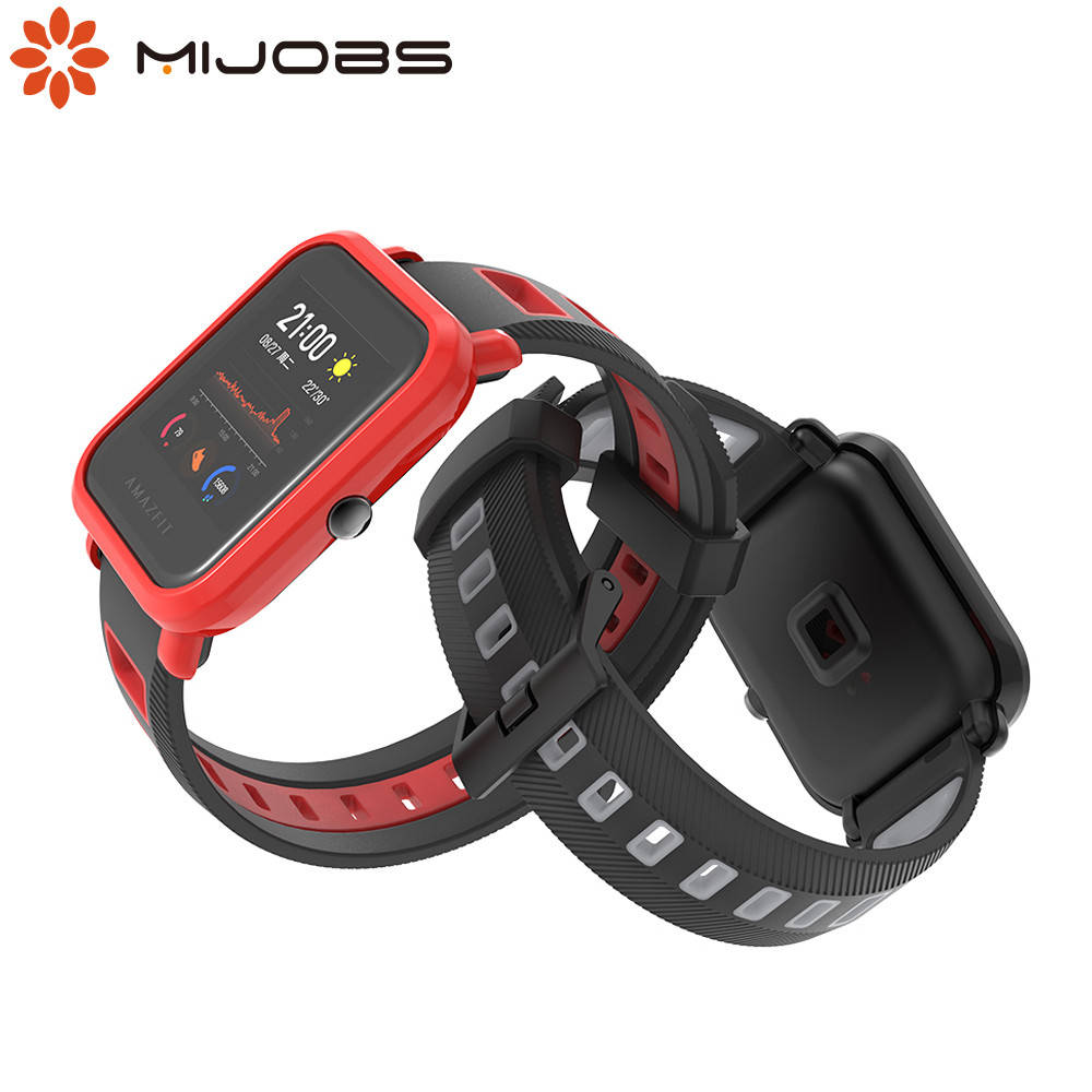 

Amazfit Bip / GTS / GTR 42. Силіконовий перфорований ремінець MiJobs, ширина 20 мм.