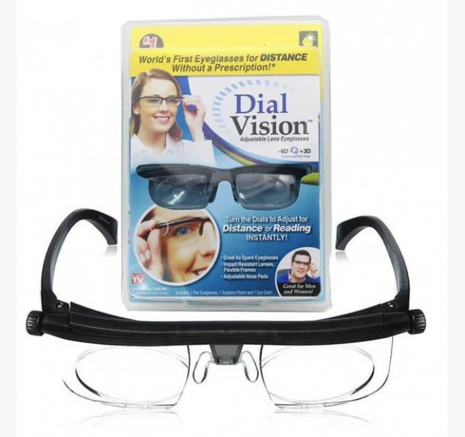 

Очки универсальные для зрения Dial Vision, Черный