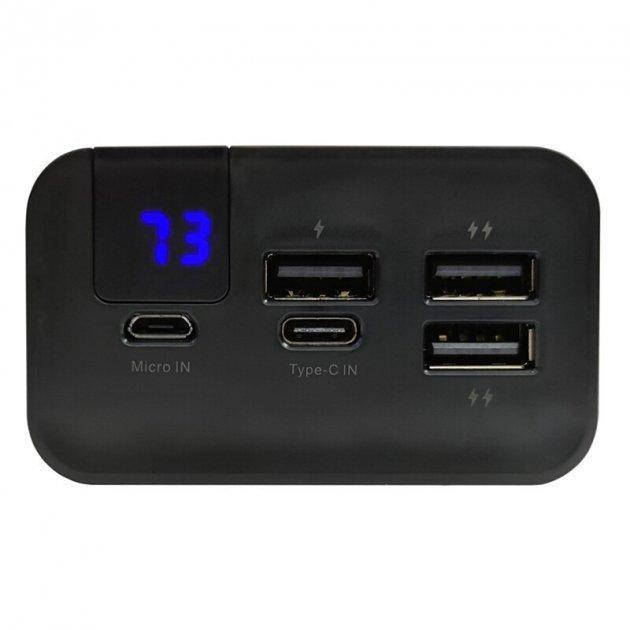 

Внешний Аккумулятор (Power Bank) Konfulon A19, 2.4A Fast Charge 30000 mAh (Черный)