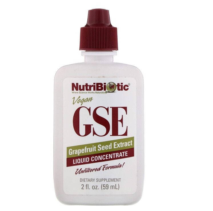 

Жидкий Концентрат GSE, Экстракт Семян Грейпфрута, Grapefruit Seed Extract, NutriBiotic, 59 Мл