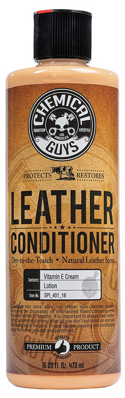 

Кондиционер Chemical Guys, кондиционер для кожи, винила Chemical Guys Leather Conditioner SPI_401_16., 473 мл