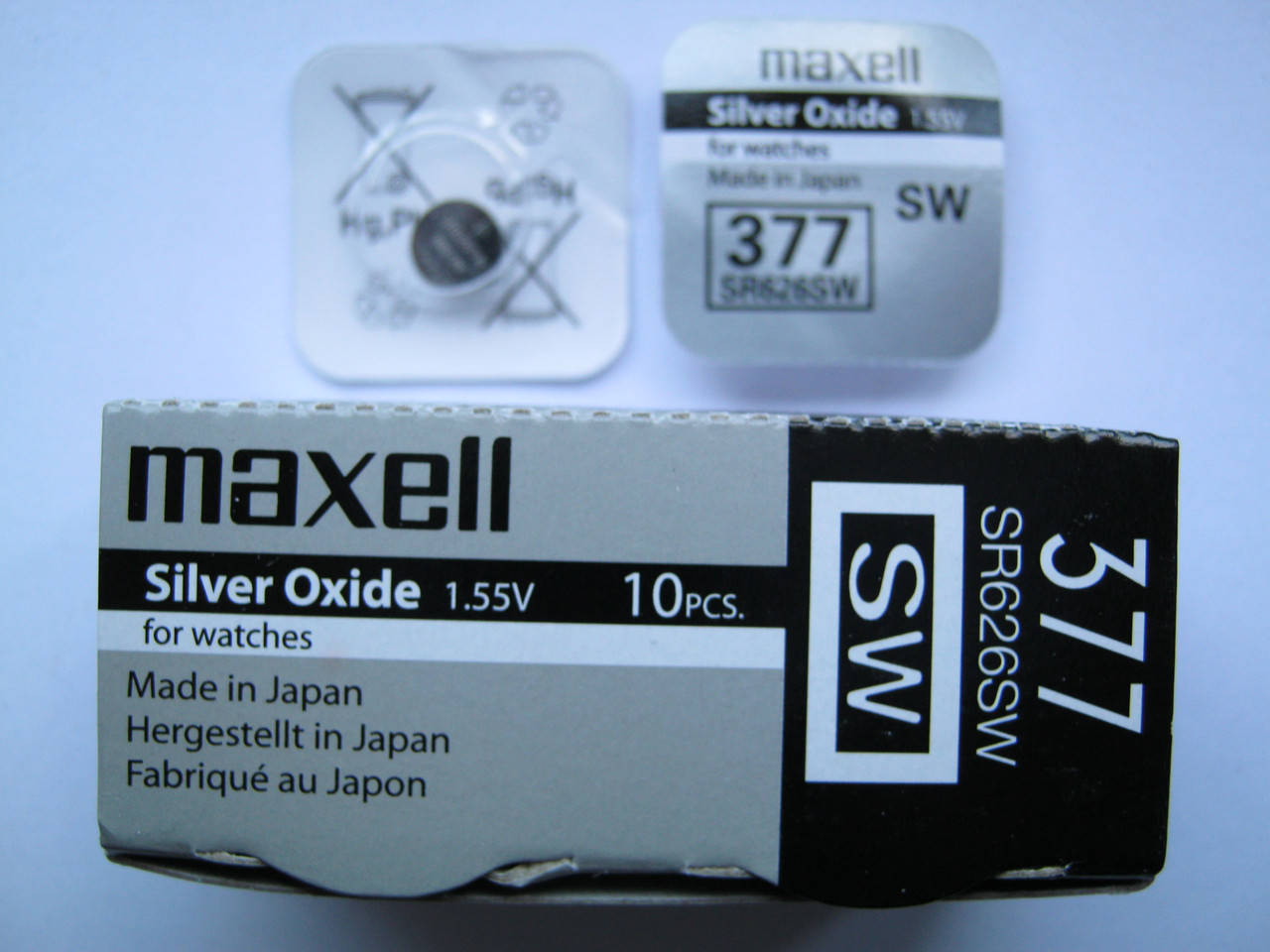 

Батарейки MAXELL 377