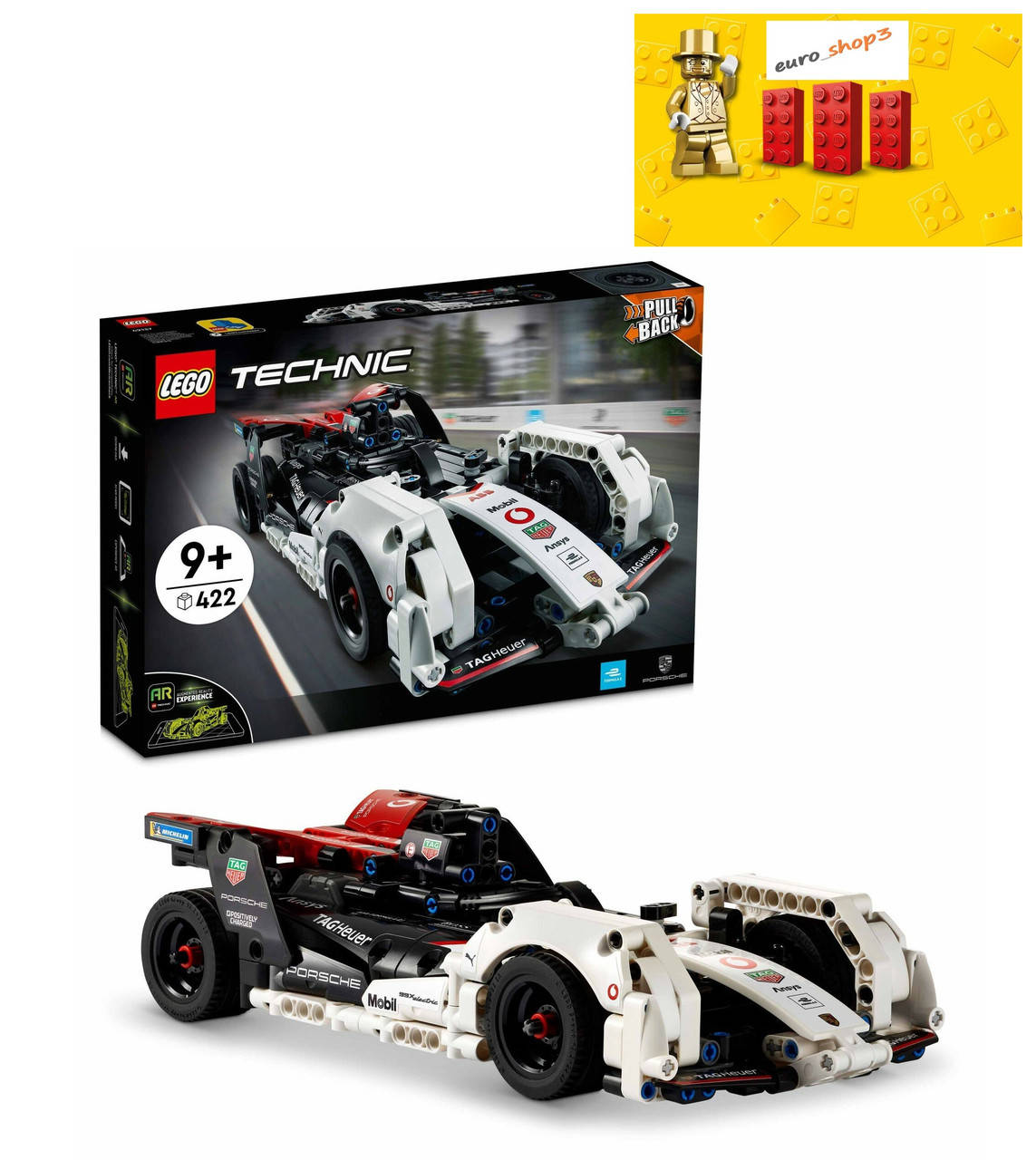 

LEGO Technic Formula E Porsche 99X Electric 42137, Белый