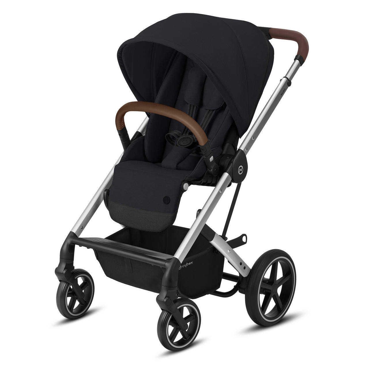

Коляска Cybex Balios S Lux SLV Deep Black black (з бампером), Черный