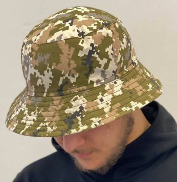 

Тактическая военная панама пискель Саржа. 100% котон 56-58 размер