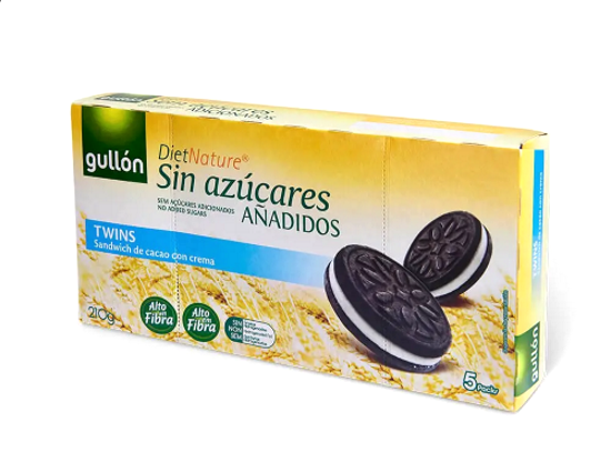 

Печенье Gullon Diet nature Twins сэндвич без сахара 210 г