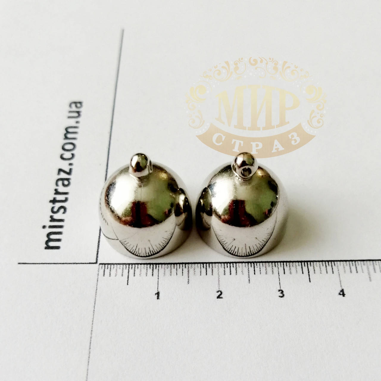 

Колпачки пластиковые для сережек, 16х18 мм, цвет Silver, 1 пара