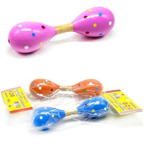 

Деревянная музыкальная игрушка Маракас (двухсторонний) большой