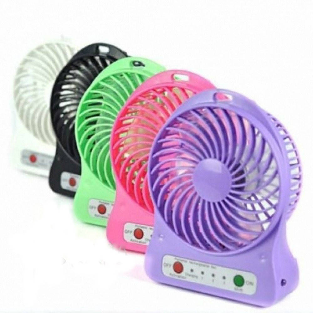 

Мини вентилятор Mini Fan XSFS-01 с аккумулятором 18650 Микс цветов