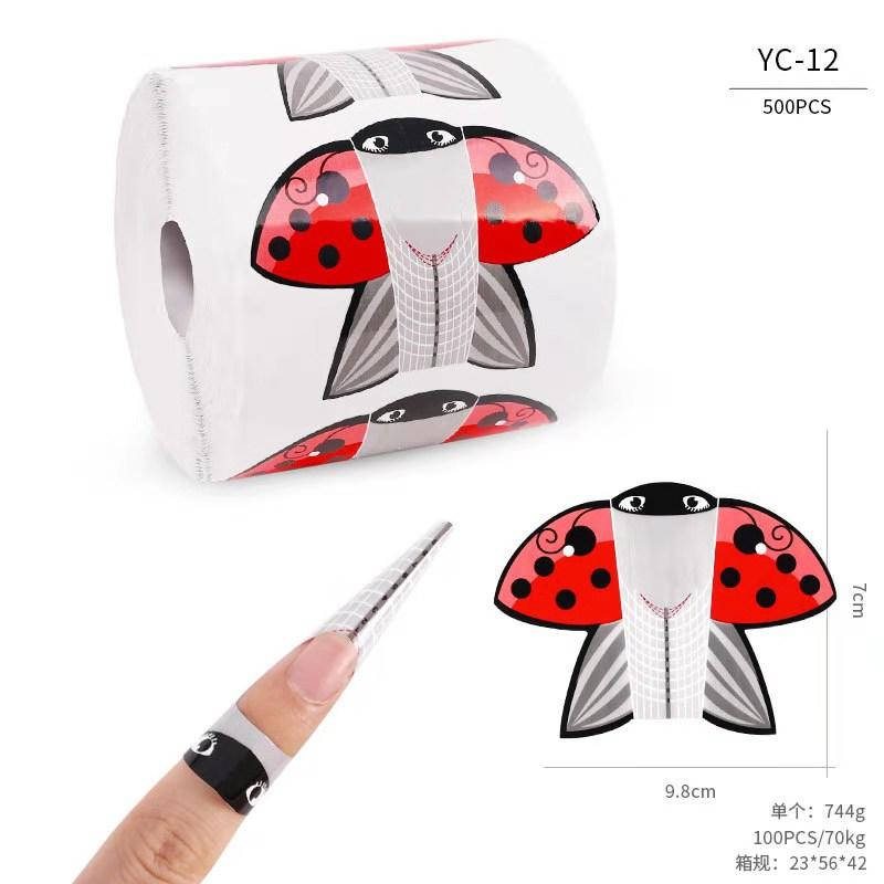 

Форма для наращивания ногтей, широкая на 500 штук.