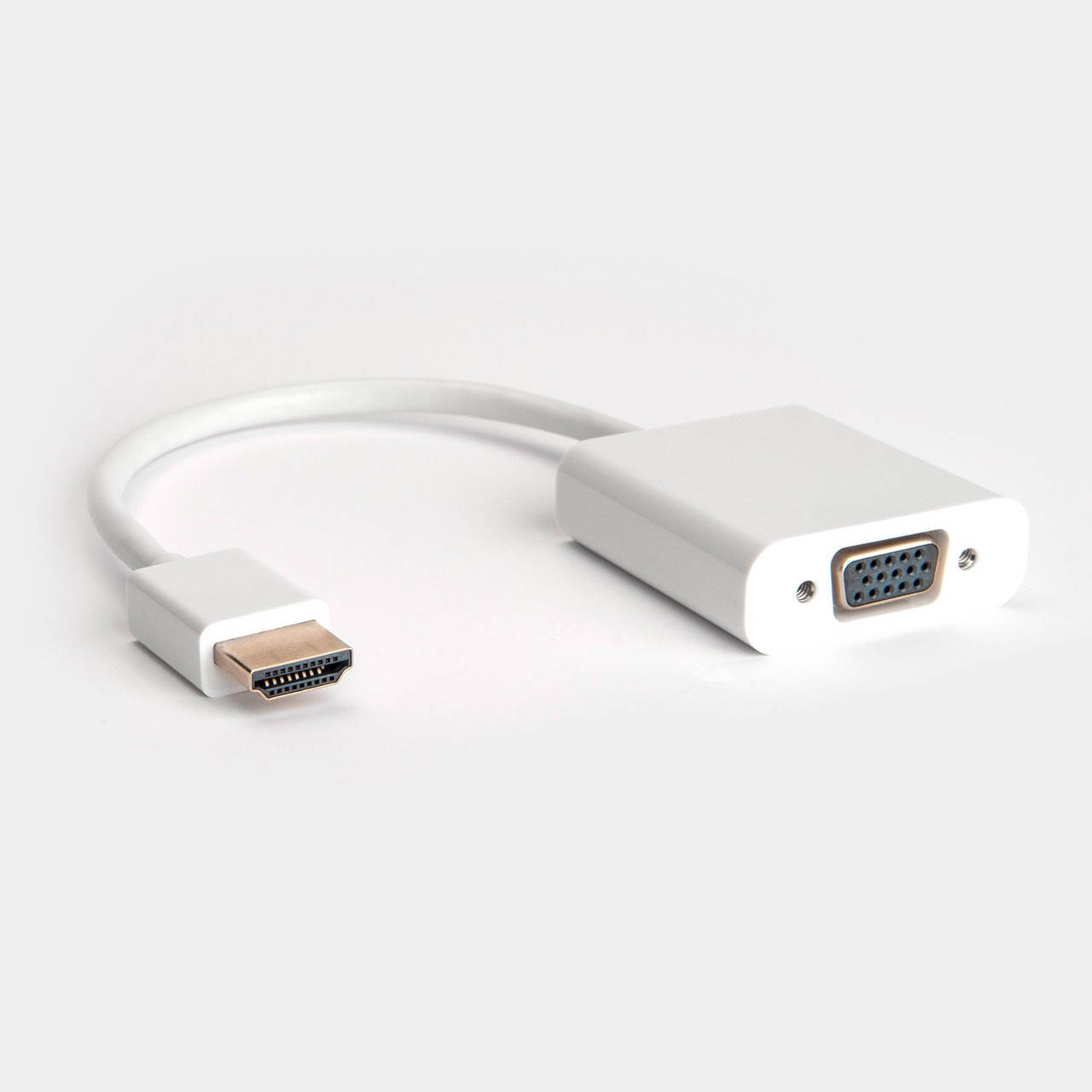 

Переходник-конвертер HDMI (папа) - VGA (мама), TRY, белый