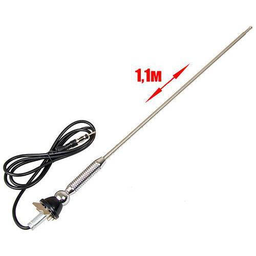 

Автомобильная антенна врезная телескоп 61312 хром/3 секции-1,1м/кулек (61312)