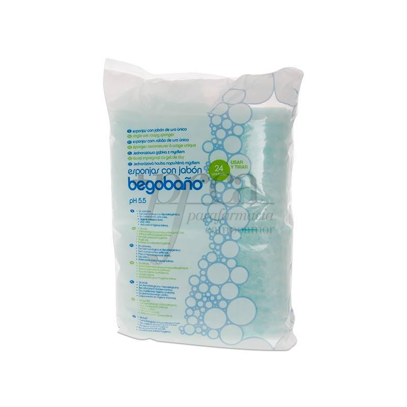

Одноразовые моющие губки с пеной для тела Begobano 24 шт