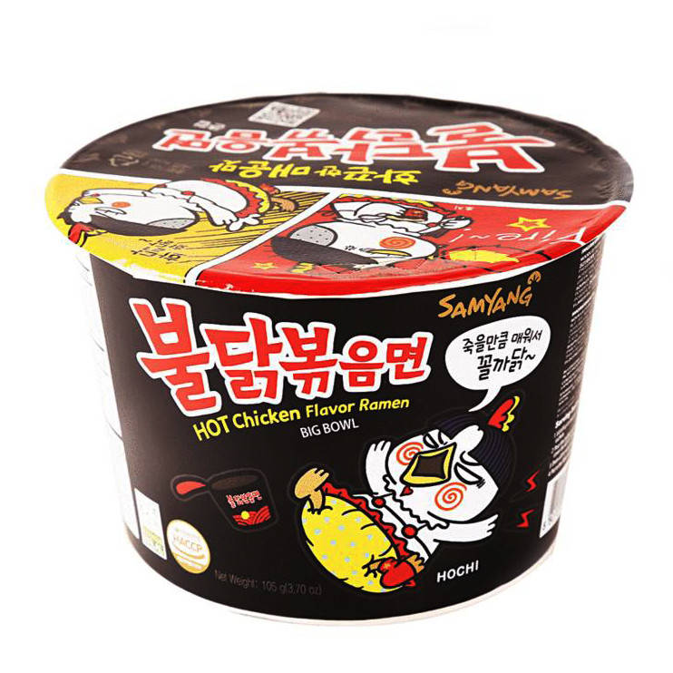 

Лапша Рамен со вкусом курицы, острая, 105 г, TM Samyang, Южная Корея