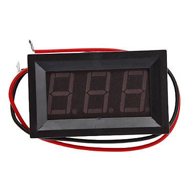

Цифровой вольтметр DC 2.5-30V, синяя индикация