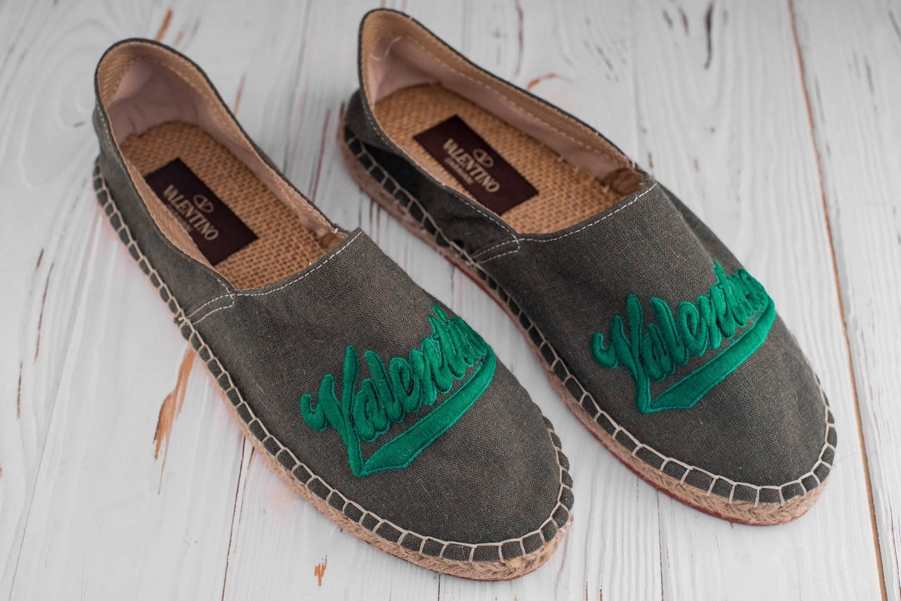 

Мужские стильные эспадрильи (VALENTINO) GREEN 1 41