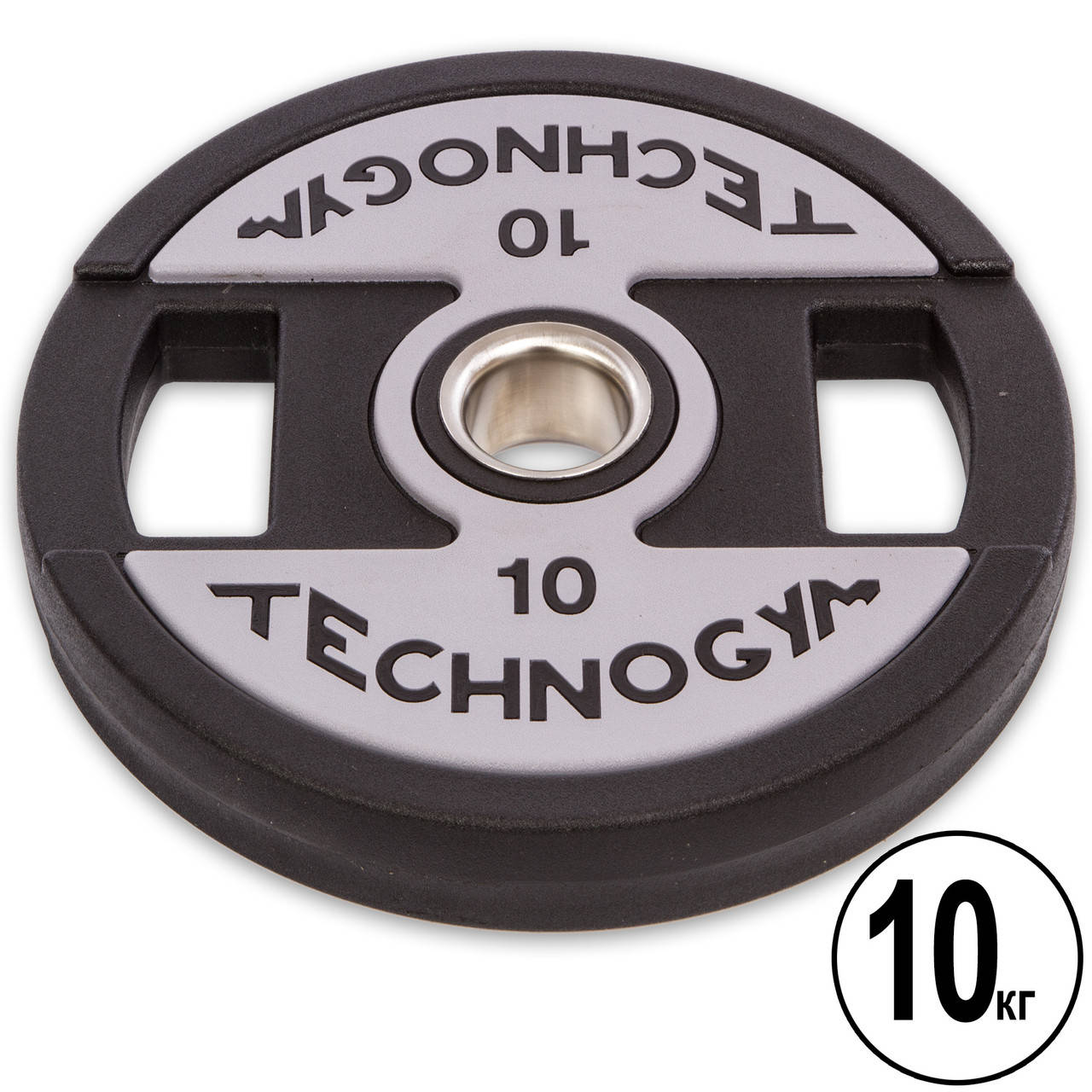 

Блины (диски) полиуретановые TECHNOGYM TG-1837-10 51мм 10кг черный