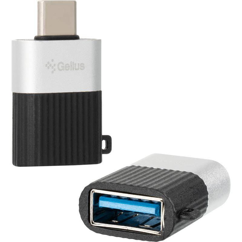 

Переходник OTG Gelius USB to Type-C GP-OTG001, Черный