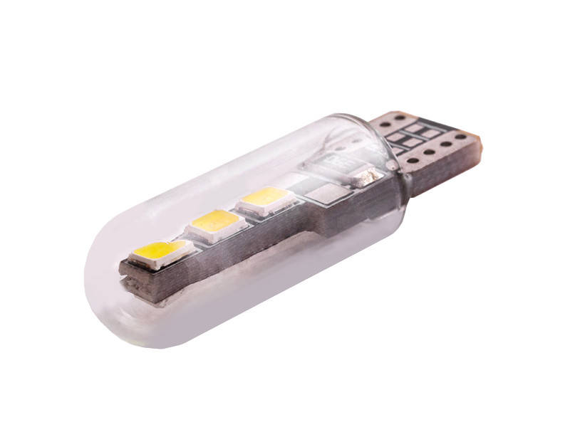 

Светодиодная автолампа T10 W5W стекло 12В 1.5Вт SMD2835-6led белый