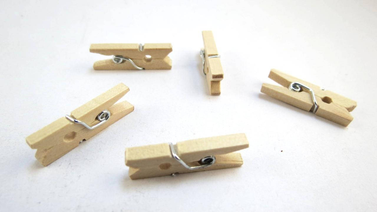 

Деревянный держатель, Прищепка, Цвет: натуральный, 25 мм x 5 мм