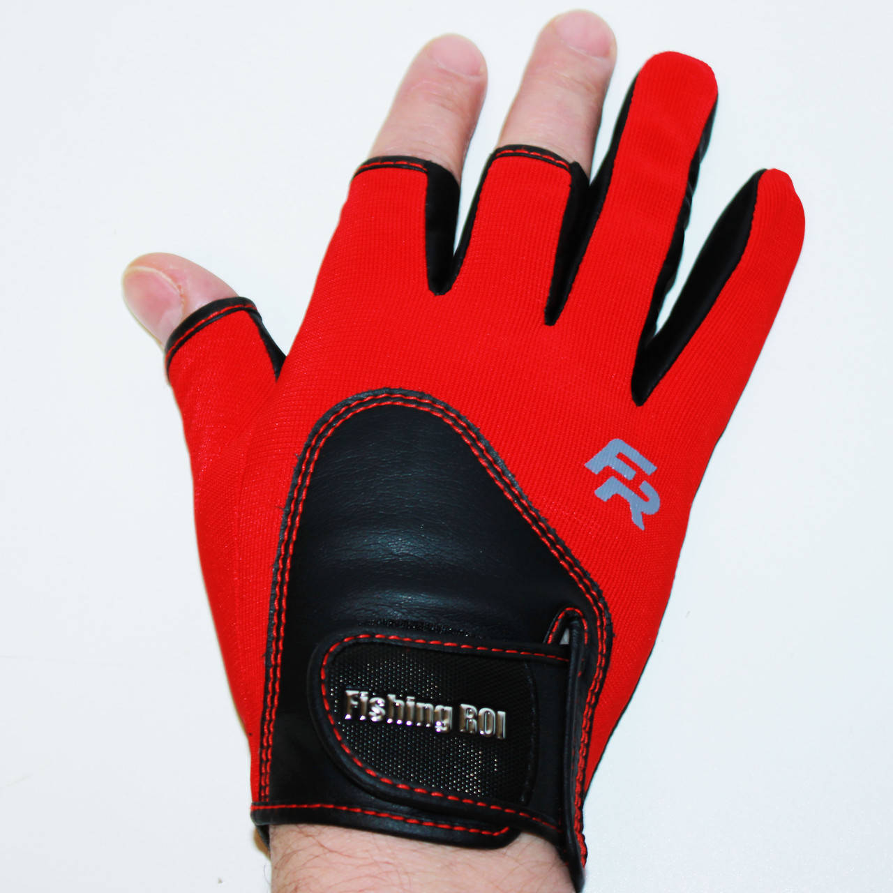 

Перчатки спиннингиста «FISHING ROI» WK-11 Красные