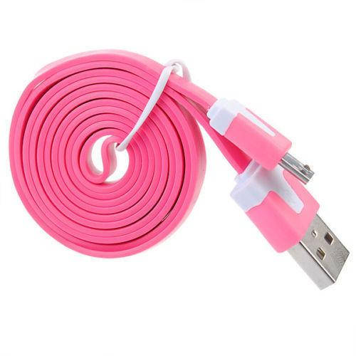 

Кабель USB - micro USB 100 см Rose Red, Малиновый