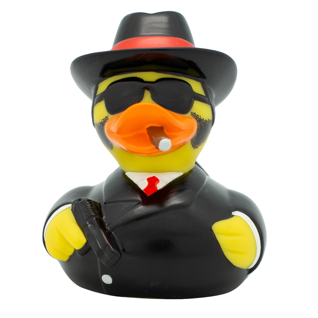 

Стильная тематическая резиновая уточка FunnyDucks "Аль Капоне" L1268
