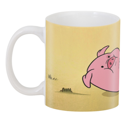 

Кружка Гравити Фолз Gravity Falls Waddles GF.02.01, Белый