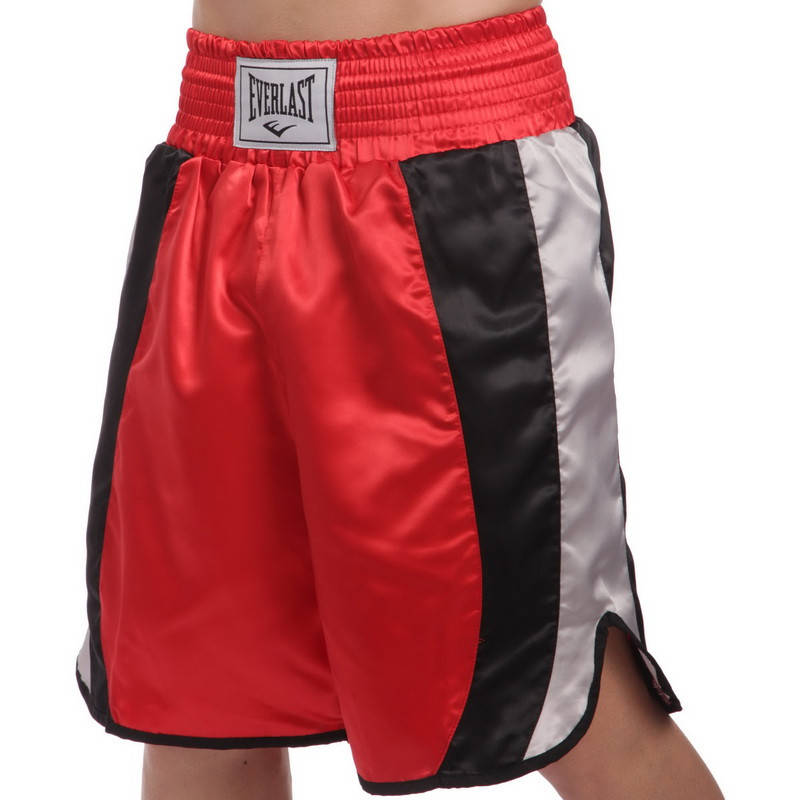

Трусы-шорты боксерские Everlast (подростковые, взрослые) ZB-6143 красный XL/50-52