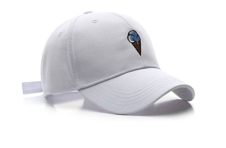 

Кепка Бейсболка Мужская Женская City-A с Мороженым Белое, Белый