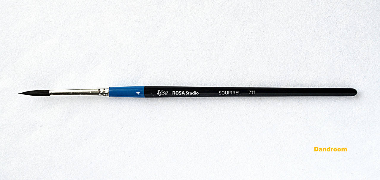 

Белка круглая, 211, № 4, к. р. кисть ROSA Studio