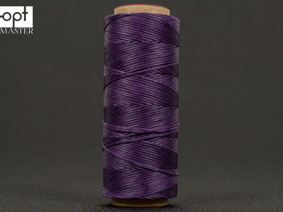 

Galaces 1.00мм фиолетовая (S052) плоский шнур вощёный по коже, Фиолетовый