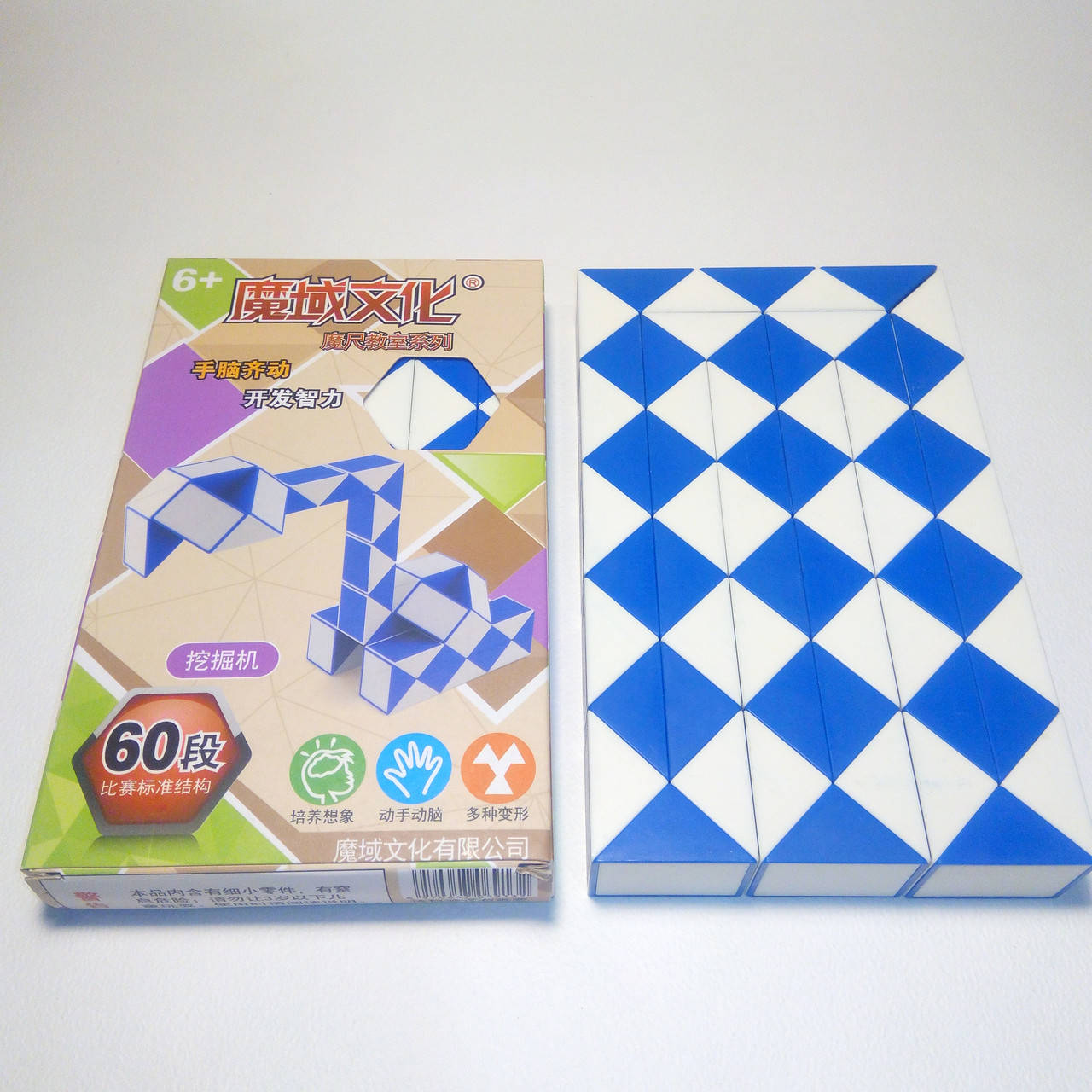 

Змейка Рубика MoYu Magic Snake 60 звеньев Синяя, Синий