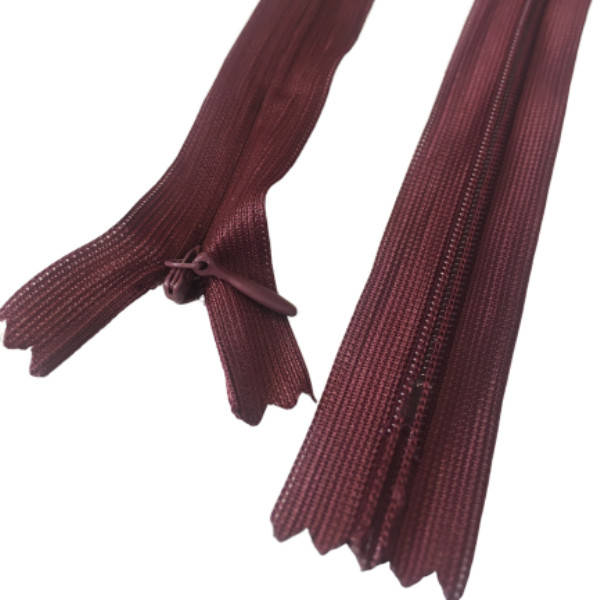 

864 бордовая молния потайная, 50 см (6-2426-В-186), Бордовый