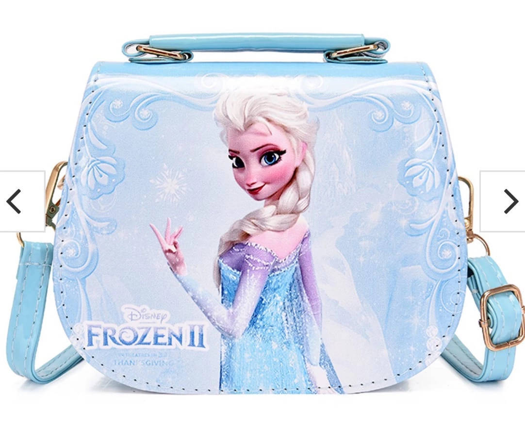 

Детская сумочка с Эльзой, сумка голубая для девочки Эльза