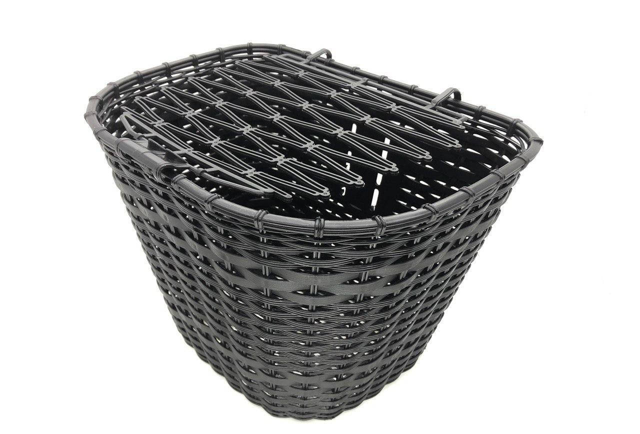 

Корзина велосипедная передняя (пластик) з крышкою на 26-28"