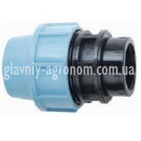 

Муфта (фитинг) 32х3/4" зажимная для подсоединения полиэтиленовой трубы с внутренней резьбой, Голубой