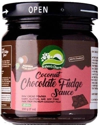 

Соус кокосовый Шоколадный Natures Charm 200г