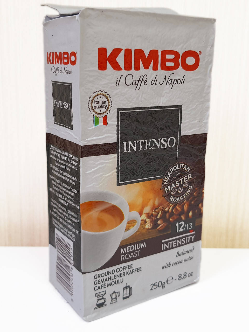 Кофе aroma intenso. Кимбо Интенсо молотый. Grano Milano кофе Aroma intenso.