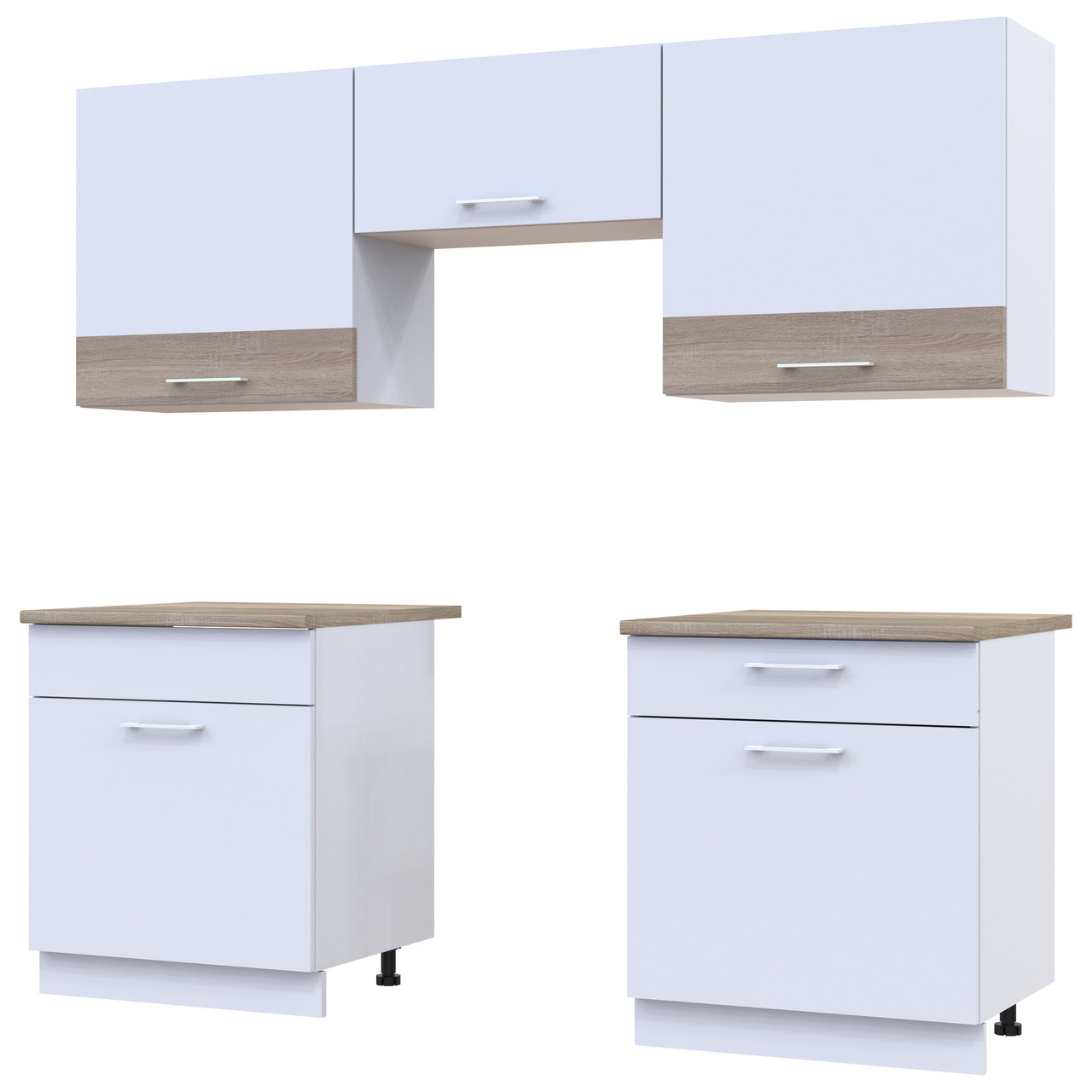 Кухня Лея Doros 1.8 м Білий/Дуб Сонома ДСП 180х60х250 (81000010) 6