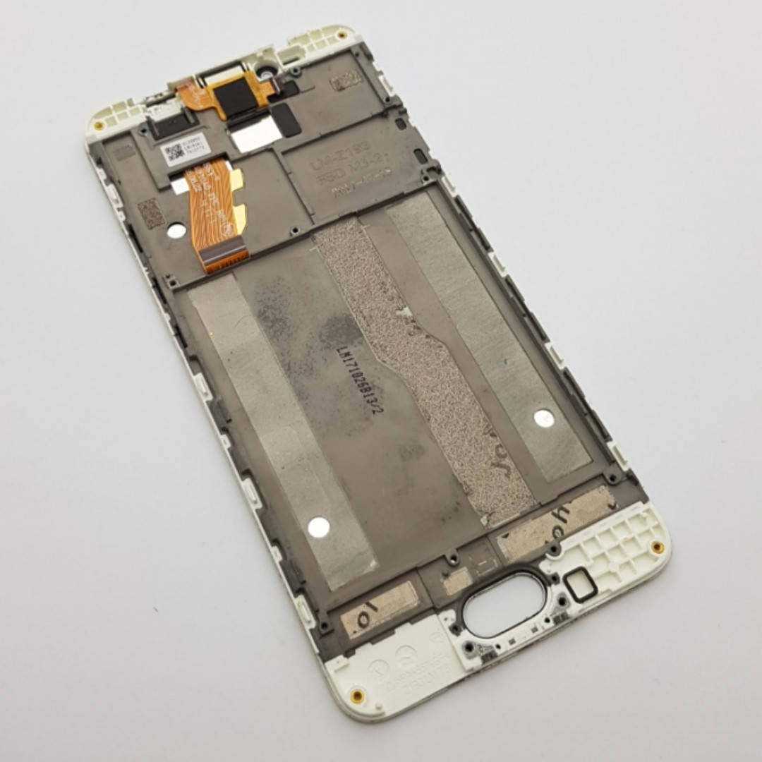 

С дефектом. Дисплей Meizu M5s M612H модуль белый Сервисный оригинал с разборки (царапины)