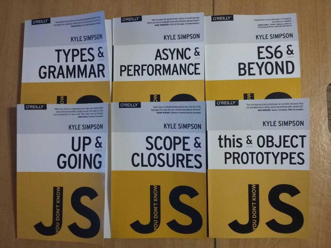 

You Don't Know JS, Вся серия из 6 книг, Kyle Simpson.