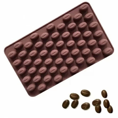 

Силіконова форма для цукерок, льоду, мармеладу Кавові зерна, Разные цвета